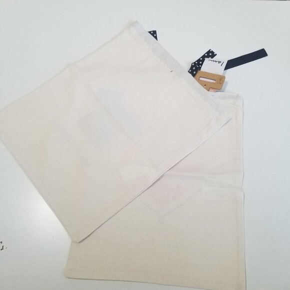 NWT I AM 2 Piece Travel Set Canvas Drawstring Bags For Chargers Shoes Laundry Si - Picture 9 of 10